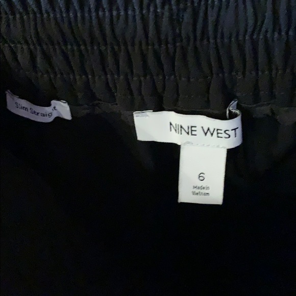Nine West Slim Straight Casual Dress Pants - Picture 2 of 5